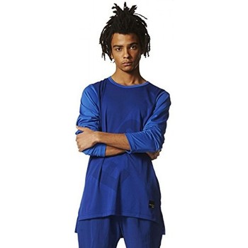 Textiel Heren T-shirts & Polo’s adidas Originals Eqt Em Ls Tee Blauw