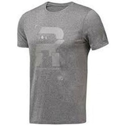 Textiel Heren T-shirts & Polo’s Reebok Sport Reflective Tee Grijs