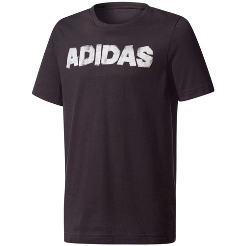 Textiel Jongens T-shirts korte mouwen adidas Originals Lineage Zwart