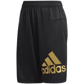 Textiel Jongens Korte broeken / Bermuda's adidas Originals Gold Shorts Zwart
