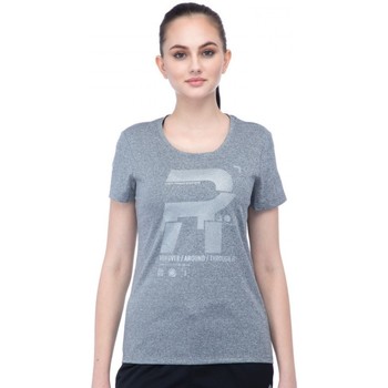 Textiel Dames T-shirts & Polo’s Reebok Sport Reflective Graphic Grijs
