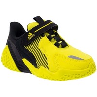 Schoenen Kinderen Running / trail adidas Originals 4Uture Rnr El I Geel