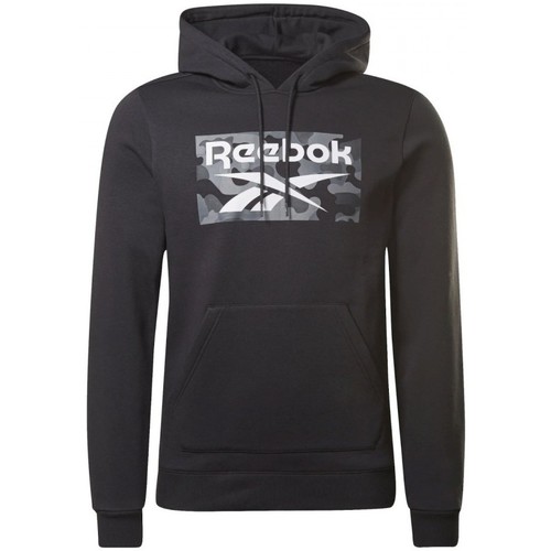 Textiel Heren Sweaters / Sweatshirts Reebok Sport Camo Hoodie Zwart