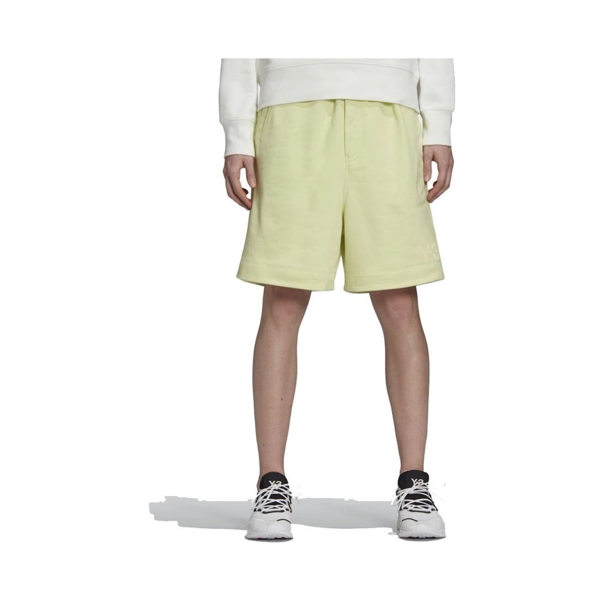 Textiel Heren Korte broeken / Bermuda's adidas Originals M Cl Try Shorts Geel