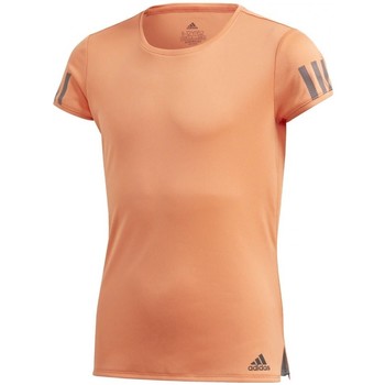 Textiel Meisjes T-shirts korte mouwen adidas Originals G Club Tee Oranje