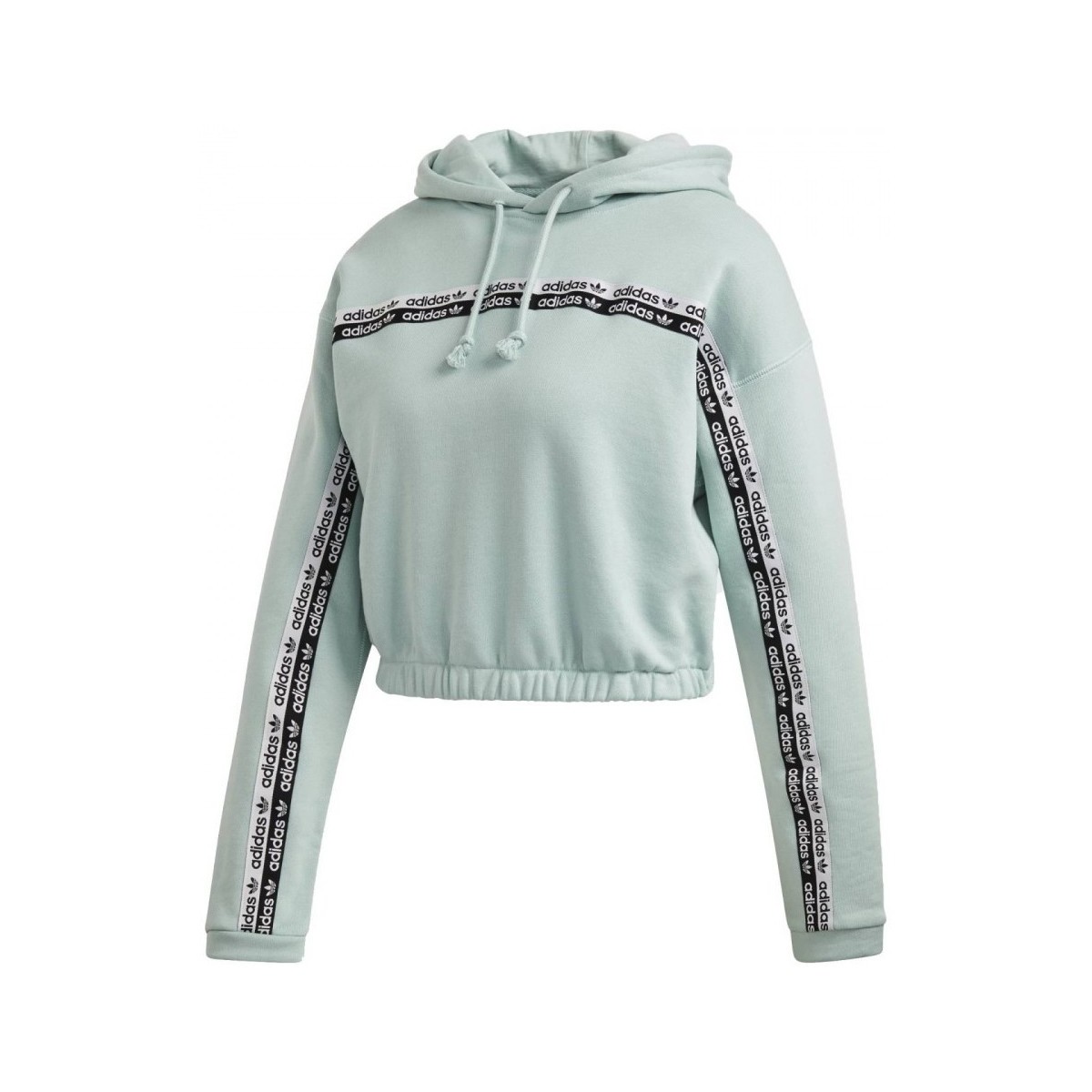 Textiel Dames Sweaters / Sweatshirts adidas Originals Cropped Hoodie Groen