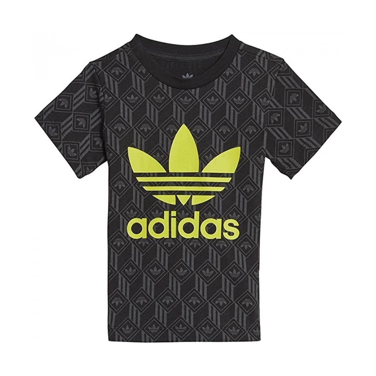 Textiel Kinderen T-shirts met lange mouwen adidas Originals Tref Tee Zwart