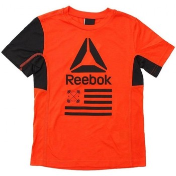 Textiel Jongens T-shirts korte mouwen Reebok Sport B Ftr Tee Oranje