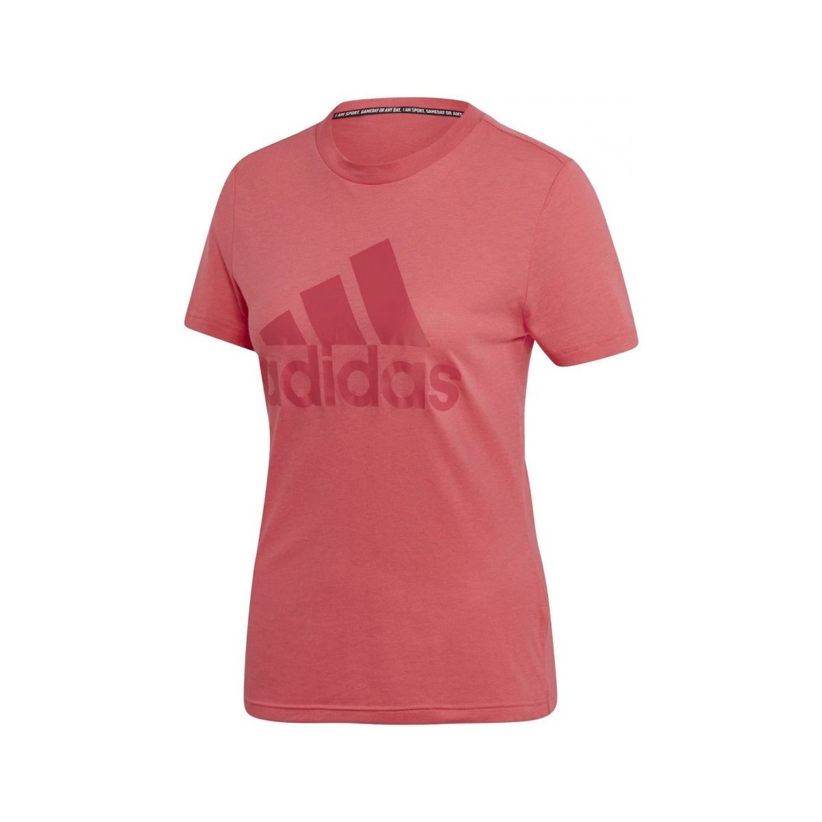 Textiel Dames T-shirts & Polo’s adidas Originals W Mh Bos Tee Roze