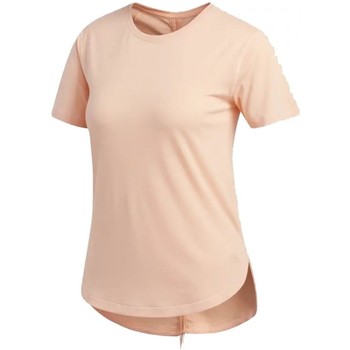 Textiel Dames T-shirts & Polo’s adidas Originals Adaptable Length Tee Roze
