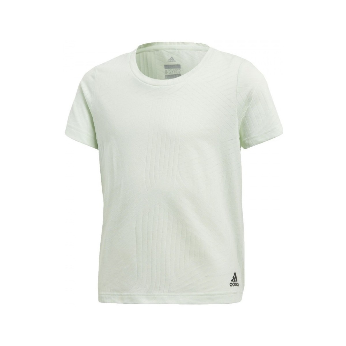 Textiel Jongens T-shirts korte mouwen adidas Originals Yg Aeroknit Tee Groen