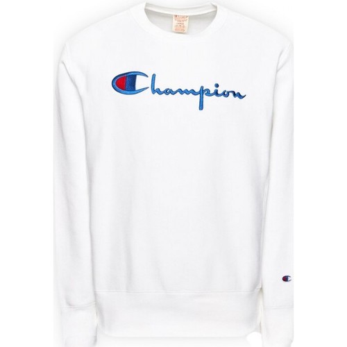 Textiel Heren Sweaters / Sweatshirts Champion Reverse Weave Script Logo Crewneck Sweatshirt Wit