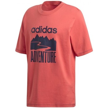 Textiel Heren T-shirts & Polo’s adidas Originals Adventure Tee Roze
