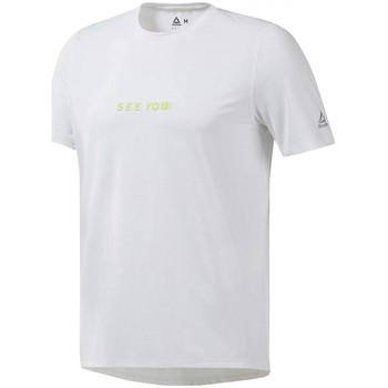 Textiel Heren T-shirts & Polo’s Reebok Sport Running Elevated Tee Wit