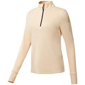 Textiel Dames Sweaters / Sweatshirts Reebok Sport 1/4 Zip Running Top Oranje