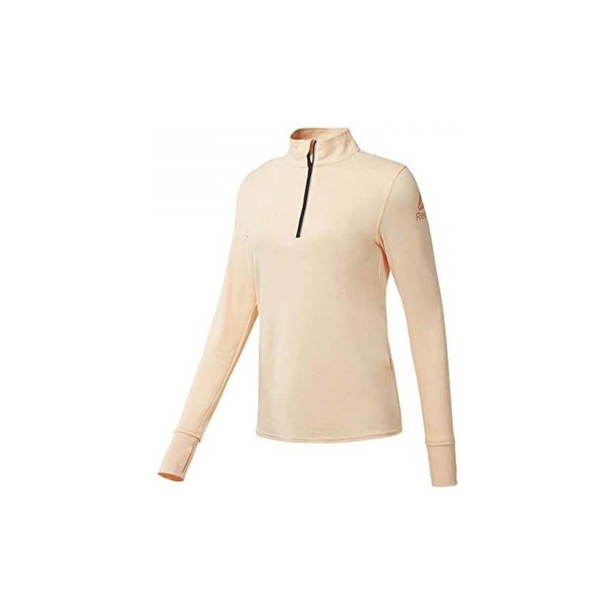 Textiel Dames Sweaters / Sweatshirts Reebok Sport 1/4 Zip Running Top Oranje