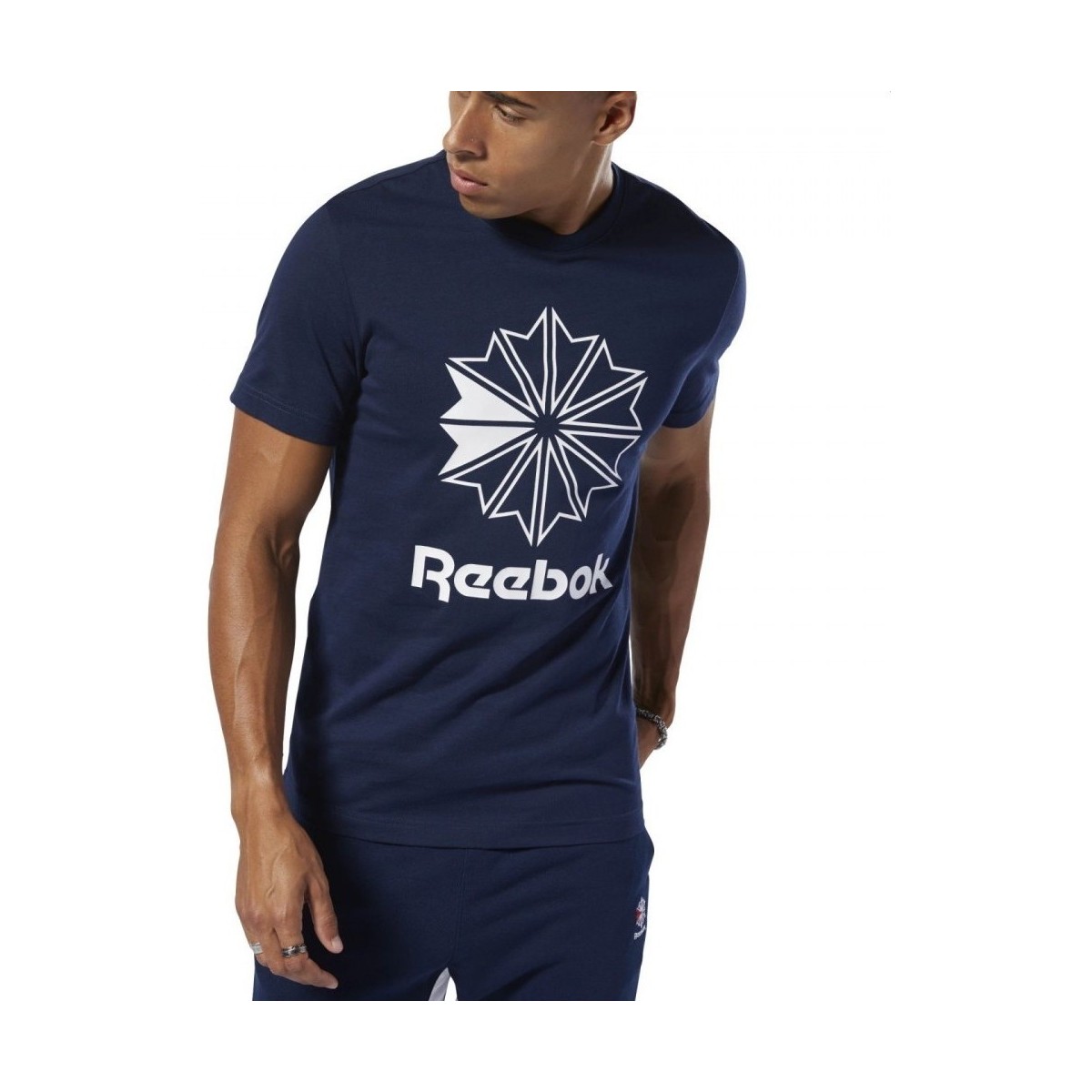Textiel Heren T-shirts & Polo’s Reebok Sport Cl Big Logo Tee Blauw