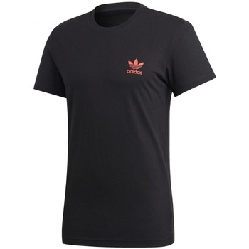 Textiel Heren T-shirts & Polo’s adidas Originals Chew Reverse Print Tee Zwart