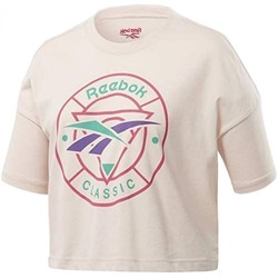 Textiel Dames T-shirts & Polo’s Reebok Sport Classics Cl Trail Roze
