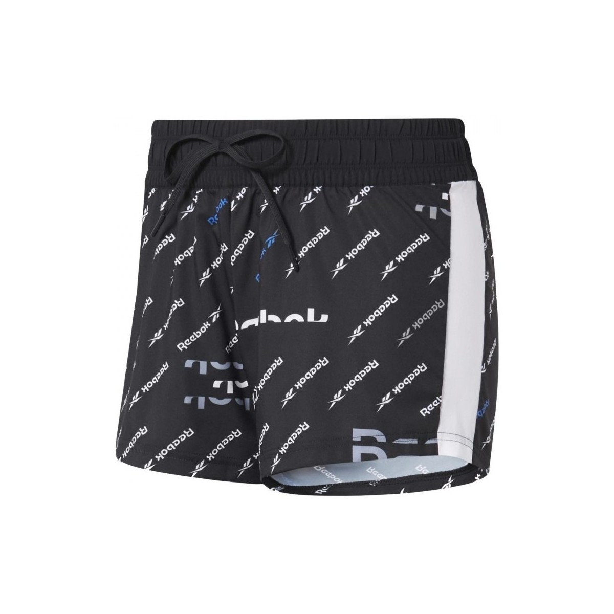 Textiel Dames Korte broeken / Bermuda's Reebok Sport Wor Printed Woven Short Zwart