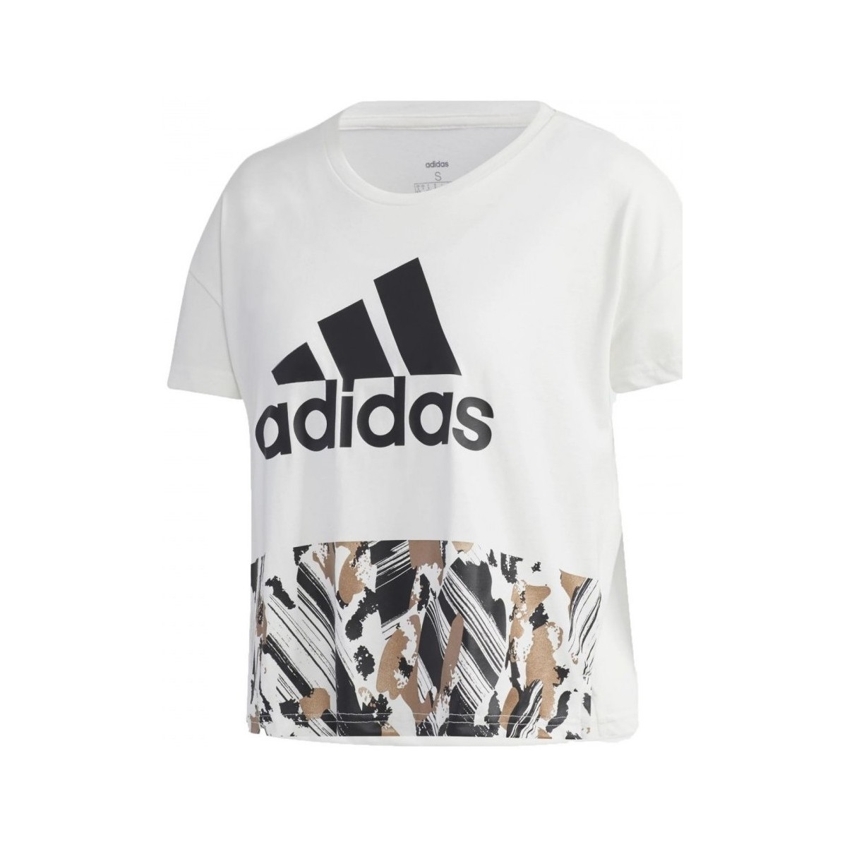 Textiel Dames T-shirts & Polo’s adidas Originals W U-4-U Crop T Wit