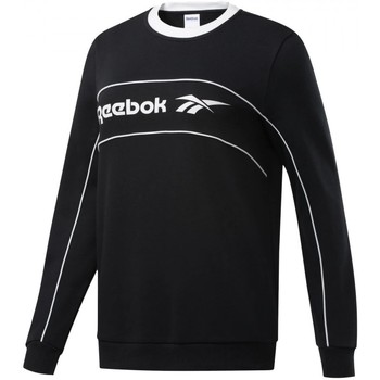 Textiel Dames Sweaters / Sweatshirts Reebok Sport Cl F Linear Crew Zwart