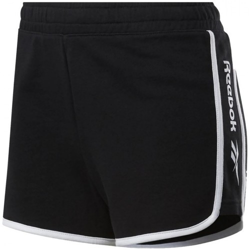 Textiel Dames Korte broeken / Bermuda's Reebok Sport Cl F Linear Shorts Zwart