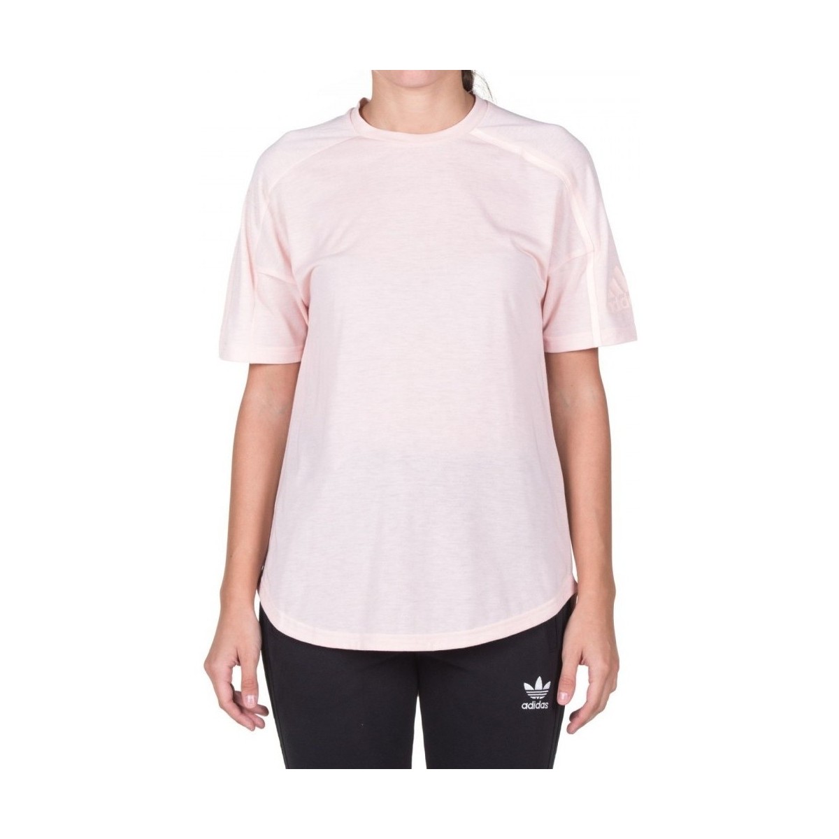 Textiel Dames T-shirts & Polo’s adidas Originals ZNE Tee Roze