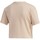 Textiel Dames T-shirts & Polo’s adidas Originals Cropped T-Shirt Beige