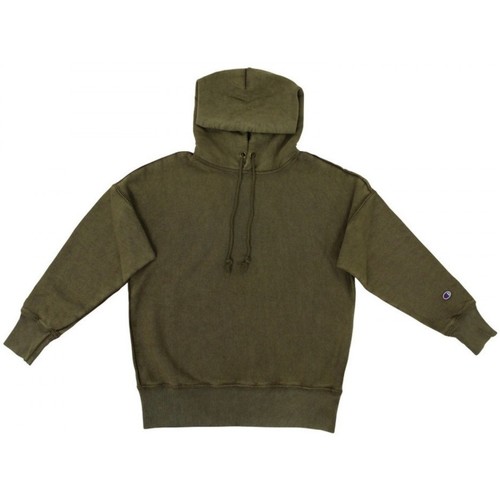 Textiel Heren Sweaters / Sweatshirts Champion Reverse Weave Small Logo Hooded Sweatshirt Groen