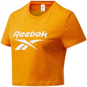 Textiel Dames T-shirts & Polo’s Reebok Sport Cl F Big Logo Tee Oranje