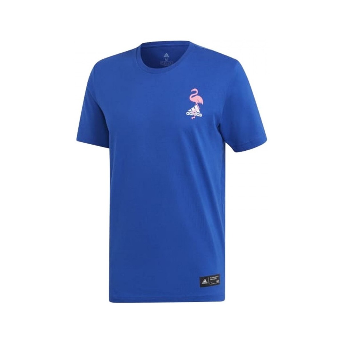 Textiel Jongens T-shirts korte mouwen adidas Originals Paradise T-Shirts Blauw