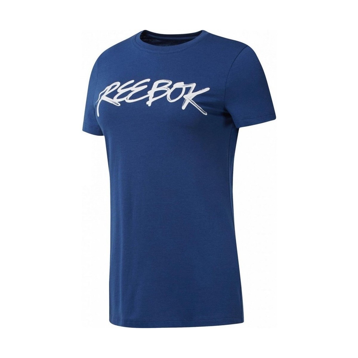 Textiel Dames T-shirts & Polo’s Reebok Sport Script Tee Blauw