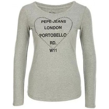 Textiel Dames T-shirts & Polo’s Pepe jeans Shirt LS Grijs