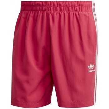 Textiel Heren Zwembroeken/ Zwemshorts adidas Originals 3 Stripe Swims Roze