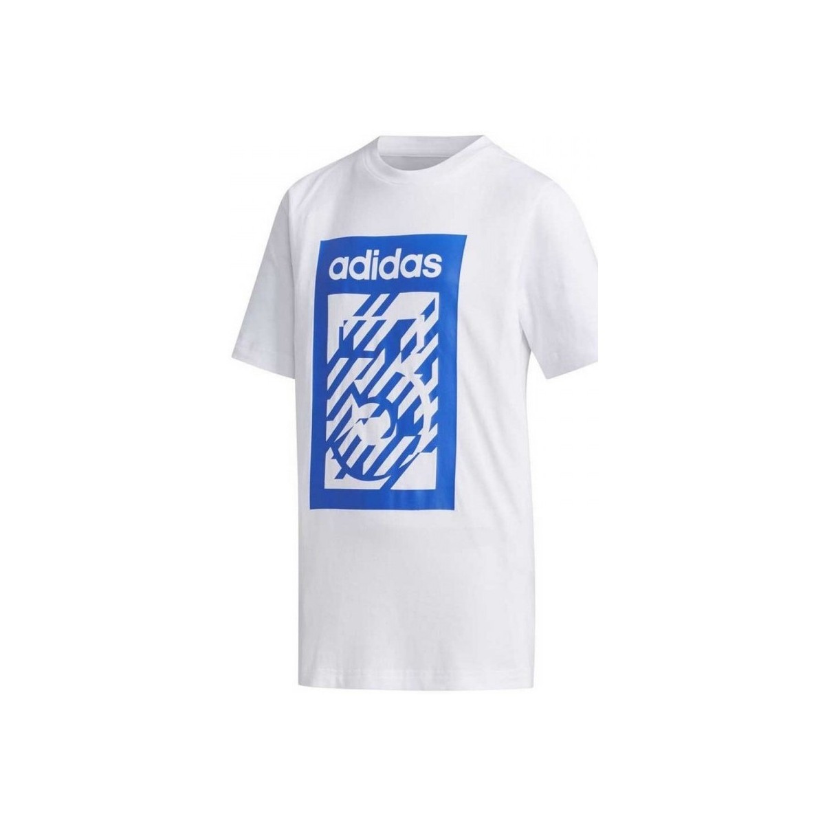 Textiel Jongens T-shirts korte mouwen adidas Originals Yb Box Tee Wit