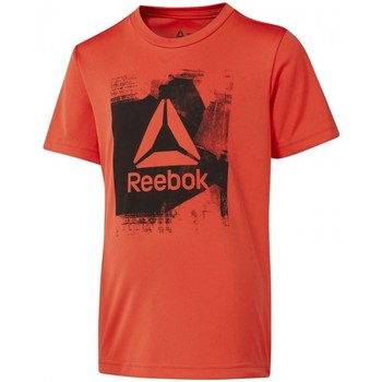 Textiel Jongens T-shirts korte mouwen Reebok Sport Workout Ready Tee Rood