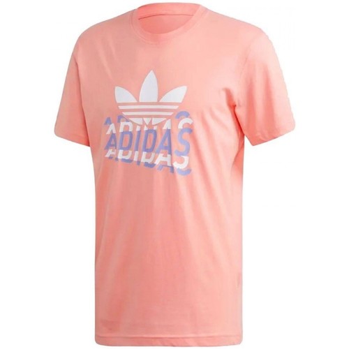 Textiel Heren T-shirts & Polo’s adidas Originals Multi Fade Tee Roze