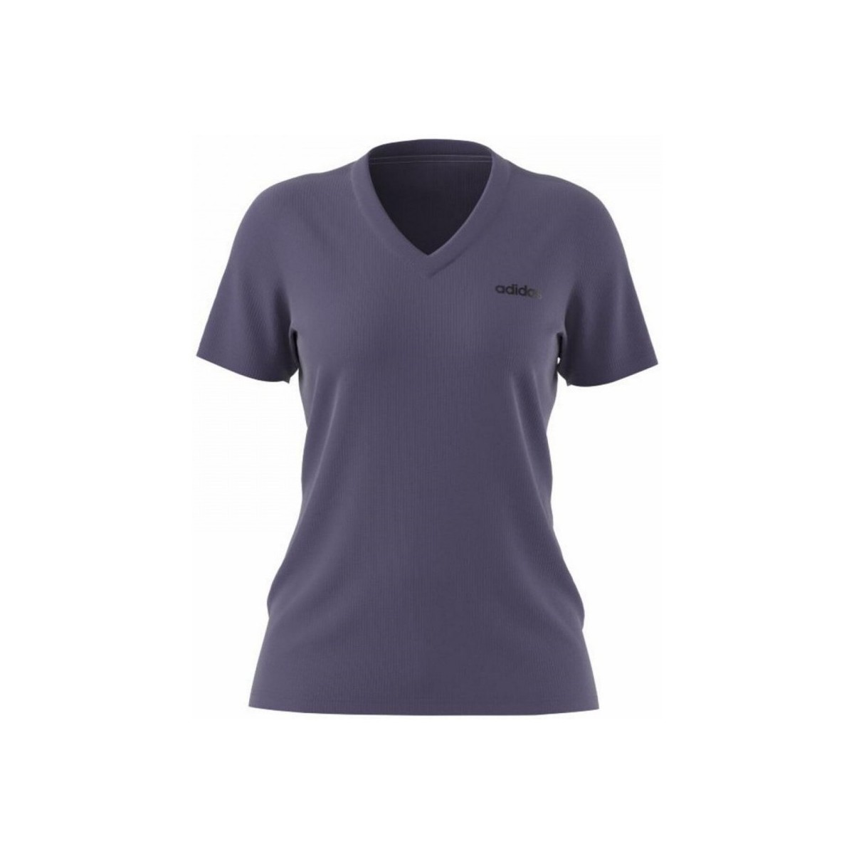 Textiel Dames T-shirts & Polo’s adidas Originals W D2M Solid T Violet