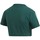 Textiel Dames T-shirts & Polo’s adidas Originals Cropped Tee Groen