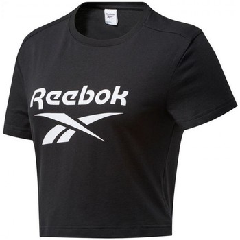 Textiel Dames T-shirts & Polo’s Reebok Sport Cl F Big Logo Tee Zwart