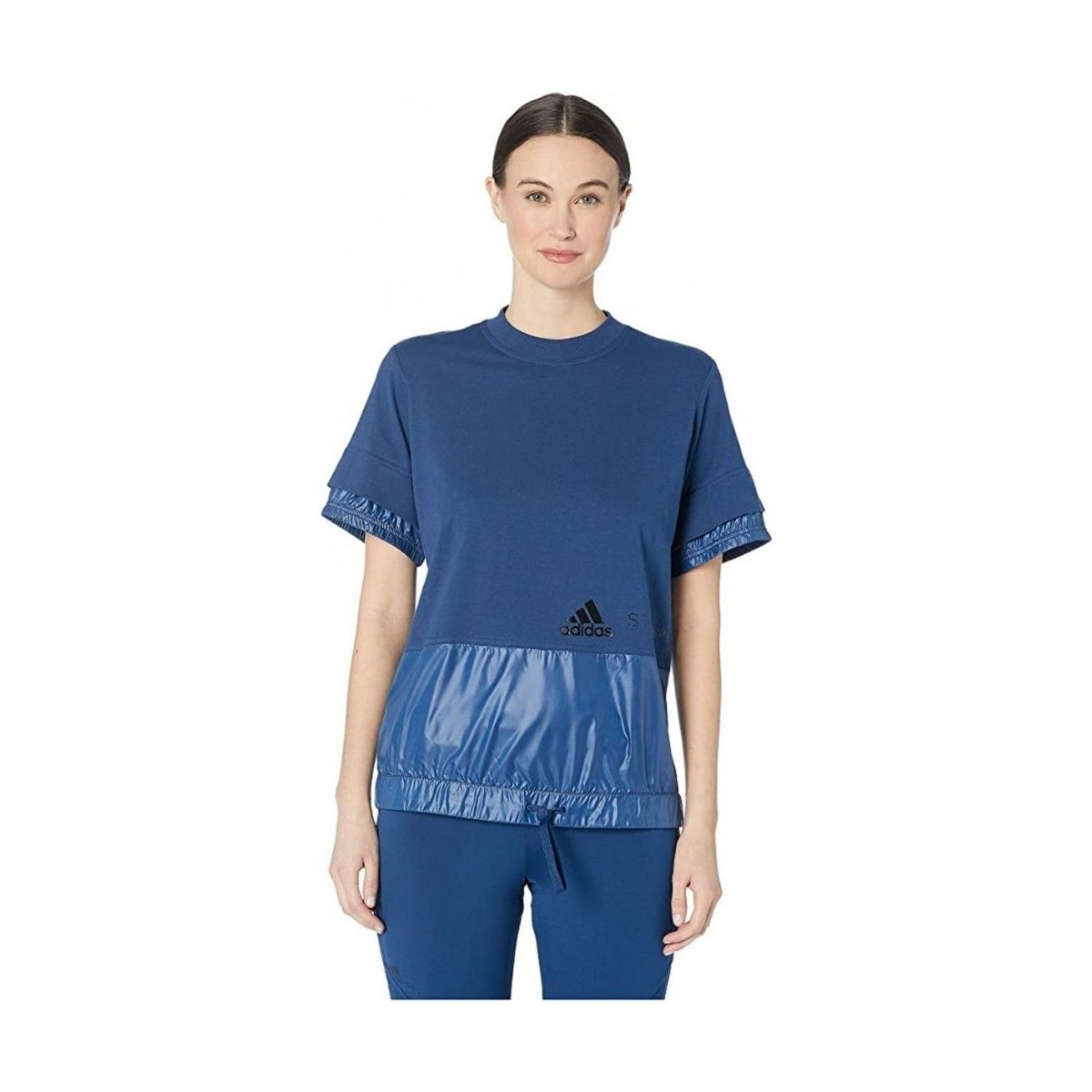 Textiel Dames T-shirts & Polo’s adidas Originals Crew Tee Blauw