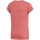 Textiel Jongens T-shirts korte mouwen adidas Originals Essentials Linear Tee Roze