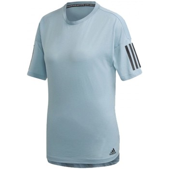 Textiel Dames T-shirts & Polo’s adidas Originals W Mh 3S T-Shirt Blauw