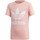 Textiel Kinderen T-shirts korte mouwen adidas Originals Trefoil Tee Roze