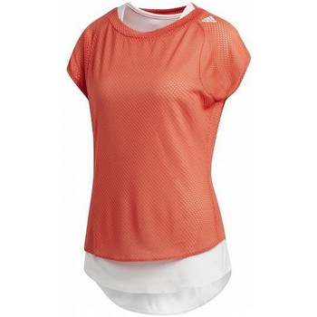 Textiel Dames T-shirts & Polo’s adidas Originals Supernova TKO Two-in-One UV Tee Oranje