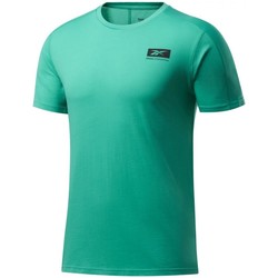 Textiel Heren T-shirts & Polo’s Reebok Sport Ts Speedwick Graphic Tee4 Groen