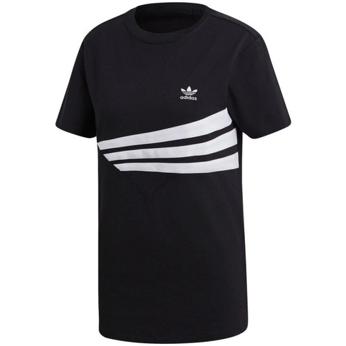 Textiel Dames T-shirts & Polo’s adidas Originals Regular Tee Zwart