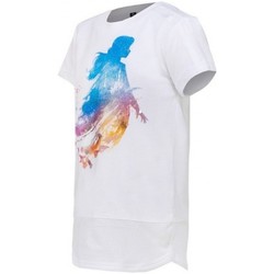 Textiel Meisjes T-shirts korte mouwen adidas Originals Lg Dy Fro Tee Wit