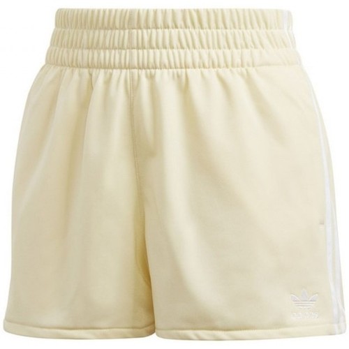 Textiel Dames Korte broeken / Bermuda's adidas Originals 3 Str Short Geel